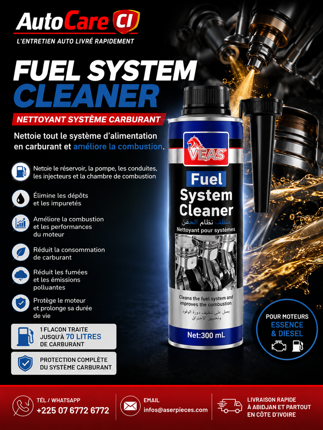 NETTOYANT SYSTEME - FUEL SYSTEM CLEANER