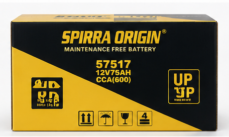 BATTERIE SPIRRA ORIGIN 75AH 12V