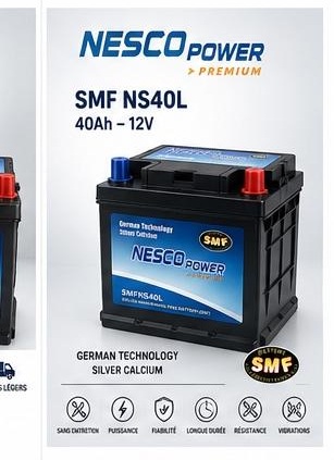 NESCO POWER SMF NS40L 40Ah 12V
