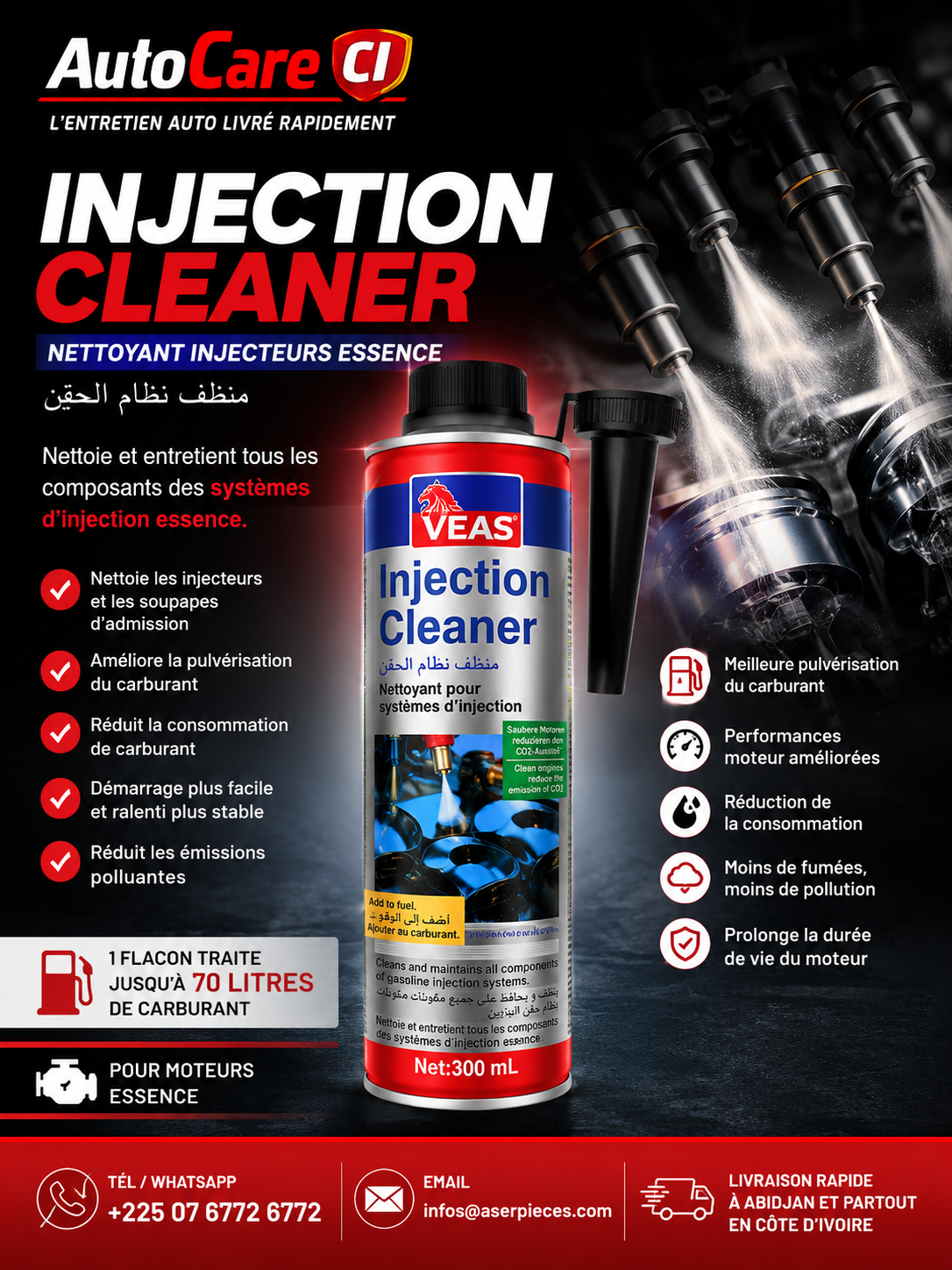 NETTOYANT INJECTEURS - INJECTION CLEANER